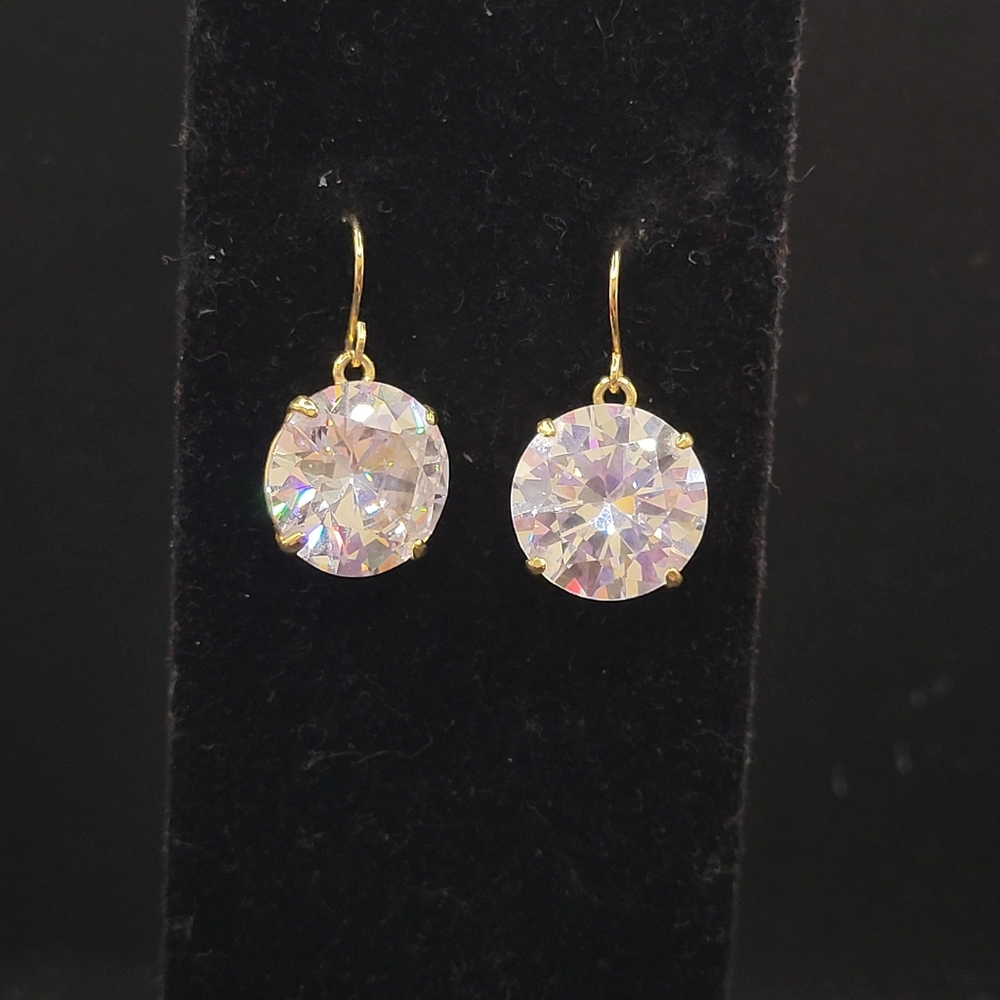 kate spade Gold-Tone Aurora Crystal Drop Earrings